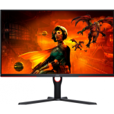 Monitor LED Curbat AOC U32G3X/BK, 31.5inch, 3840x2160, 1ms GTG, Black-Red