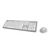 Kit Wireless KMW-700 - Tastatura, USB Wireless, Silver-White + Mouse Laser, USB Wireless, Silver-White