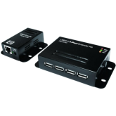 Extender USB Logilink UA0252, 3 x USB 2.0, 1 x RJ45, Black