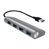 HUB USB Logilink UA0307, 4 x USB 3.2 gen 1, Gray