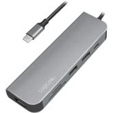 Docking Station Logilink UA0343, Silver