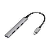 HUB USB Logilink UA0392, 1 x USB 3.2 gen 1, 3 x USB-C, Gray