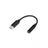Cablu audio Logilink UA0398, USB-C - 3.5mm jack, 0.13m, Black
