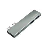 HUB USB Logilink UA0399, 2 x USB 3.2 gen 1, 2 x USB-C male, Silver