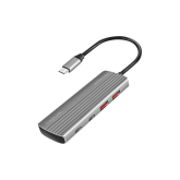 HUB USB Logilink UA0413, 6 x USB-C, 2 x USB 3.2 gen 2, Gray