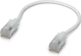 Patch Cord Ubiquiti UACC-Cable-Patch-EL-C6A-0.15-W, Cat. 6, 0.15 m, White