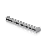 Patch Panel Ubiquiti UACC-RACK-PANEL-PATCH-BLANK-24, 24 porturi, Silver