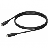 Cablu de date Gigabyte UCCB1, USB-C male - USB0-C male, 1m, Black