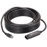 Cablu Aten Extensie UE3310, USB 3.0 male - USB 3.0 female, 10 m, Black