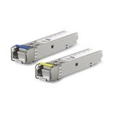 Transceiver Ubiquiti SFP 1.25GB UF-SM-1G-S, TX 1310 / RX 1550 nm, Single-Mode, DDM, 3 km, LC, 2 bucati