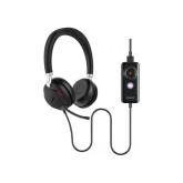 Casti cu microfon Yealink UH38 Dual Microsot Teams-BAT, Bluetooth/USB-A, Black