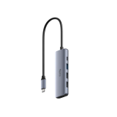 Docking Station Cudy UH405, Silver Gray