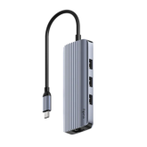 Docking Station Cudy UH606, Silver Gray