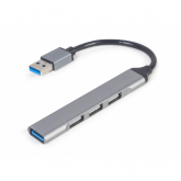 Hub USB Gembird UHB-U3P1U2P3-02, 3x USB 2.0, 1x USB 3.2 gen 1, Gray