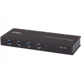 Switch KVM industrial ATEN US3344I, 4x USB-A 3.2 Gen 1, 4x USB-B female, Black