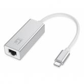 Placa de retea Level One USB-0402, USB-C, Silver-White
