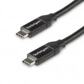 Cablu de date Startech USB2C5C50CM, USB-C - USB-C, 0.5m, Black