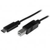 Cablu Startech USB2CB1M, USB-B - USB-C, 1m, Black