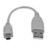 Cablu Startech USB2HABM6IN, USB - mini USB-B, 0.15m, Gray