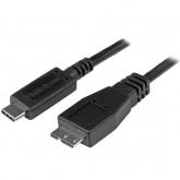 Cablu Startech USB31CUB1M, USB-C - microUSB-B, 1m, Black