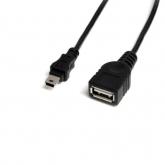 Cablu Startech USBMUSBFM1, USB - miniUSB, 0.30m, Black