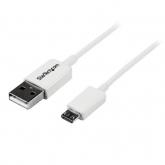 Cablu de date Startech USBPAUB1MW, USB - micro USB, 1m, White