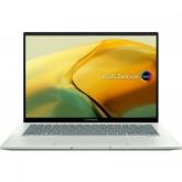 Laptop ASUS ZenBook UX3402ZA-KM407X, Intel Core i7-1260P, 14inch, RAM 16GB, SSD 1TB, Intel Iris Xe Graphics, Windows 11 Pro, Aqua Celadon
