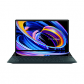 Laptop ASUS ZenBook Duo 14 UX482EG-HY014R, Intel Core i7-1165G7, 14inch Touch, RAM 16GB, SSD 1TB, nVidia GeForce MX450 2GB, Windows 10 Pro, Celestial Blue