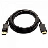 Cablu V7 V7DP2HD-02M-BLK-1E, DisplayPort - HDMI, 2m, Black