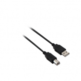 Cablu V7 V7E2USB2AB-03M, USB-A male - USB-B male, 3m, Black