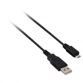 Cablu de date V7 V7E2USB2AMCB-01M, USB - microUSB, 1m, Black