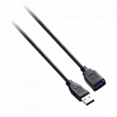 Cablu V7 V7E2USB3EXT-03M, USB male - USB female, 3m, Black