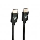 Cablu de date V7 V7USB2C-2M, USB-C - USB-C, 2m, Black