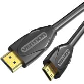 Cablu Vention VAA-B02-L150, HDMI male - HDMI male, 1.5 m, Black