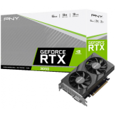 Placa video PNY nVidia GeForce RTX 3050 VERTO Dual Fan 6GB, GDDR6, 96bit