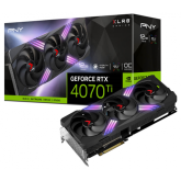 Placa video PNY nVidia GeForce RTX 4070 TI XLR8 Gaming VERTO EPIC-X RGB Triple Fan OC 12GB, GDDR6X, 192bit