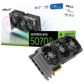 Placa video PNY nVidia GeForce RTX 5070 Ti Triple Fan OC 16GB, GDDR7, 256 bit