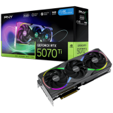Placa video PNY nVidia GeForce RTX 5070 Ti ARGB EPIC-X Triple Fan OC Plus 16GB, GDDR7, 256 bit