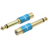 Adaptor audio Vention VDD-C03, RCA male - RCA female, Gold