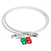 Patch Cord APC VDIP185X46100, Cat6a, S/FTP, 10m, Grey