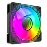 Ventilator Gamemax KF300 ARGB Reverse Black, 120 mm, 3 bucati