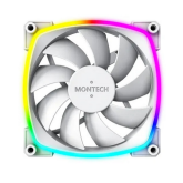 Kit Ventilatoare Montech AX120 ARGB LED, 120 mm, White, 3 bucati