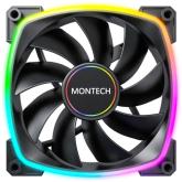 Ventilator Montech AX140 ARGB LED, 140 mm, Black