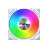 Ventilator Montech Metal Pro ARGB LED, 120mm, White