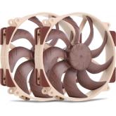 Kit Ventilatoare Noctua NF-A14x25r G2 PWM Sx2-PP, 140mm, Brown, 2 bucati