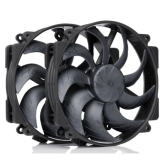 Ventilatoare Noctua NF-A14x25r G2 PWM Sx2-PP, 140 mm, Black, 2 bucati