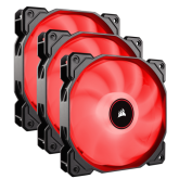 Ventilator Corsair Air Series AF120, Red LED, 120mm, 3xFAN
