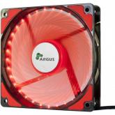 Ventilator Inter-Tech Argus L-12025 Red LED, 120mm