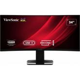 Monitor LED Curbat Viewsonic VG3419C, 34.1inch, 3440x1440, 3.5ms, Black