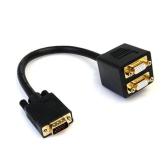 Adaptor Startech VGASPL1VV, VGA - 2x VGA, 0.30m, Black